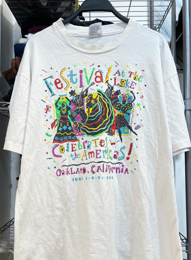 Celebrates The Americas美国独立日直喷印花cec美式短袖T恤潮tee