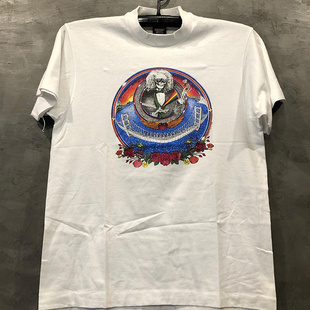 美式 短袖 vintage古着T恤 Dead感恩而死乐队周边经典 致敬Grateful