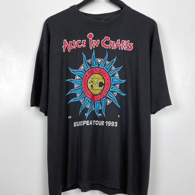 爱丽丝囚徒乐队美式纯棉短袖T恤