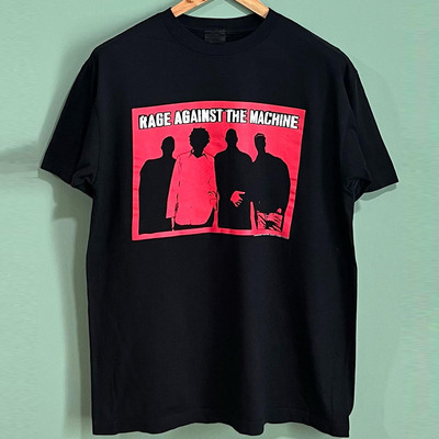 愤怒机器乐队美式重磅棉短袖T恤