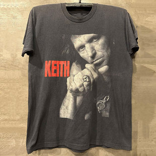 keith 高街 电影周边经典 美式 vintage古着T恤 人物潮牌印花短袖