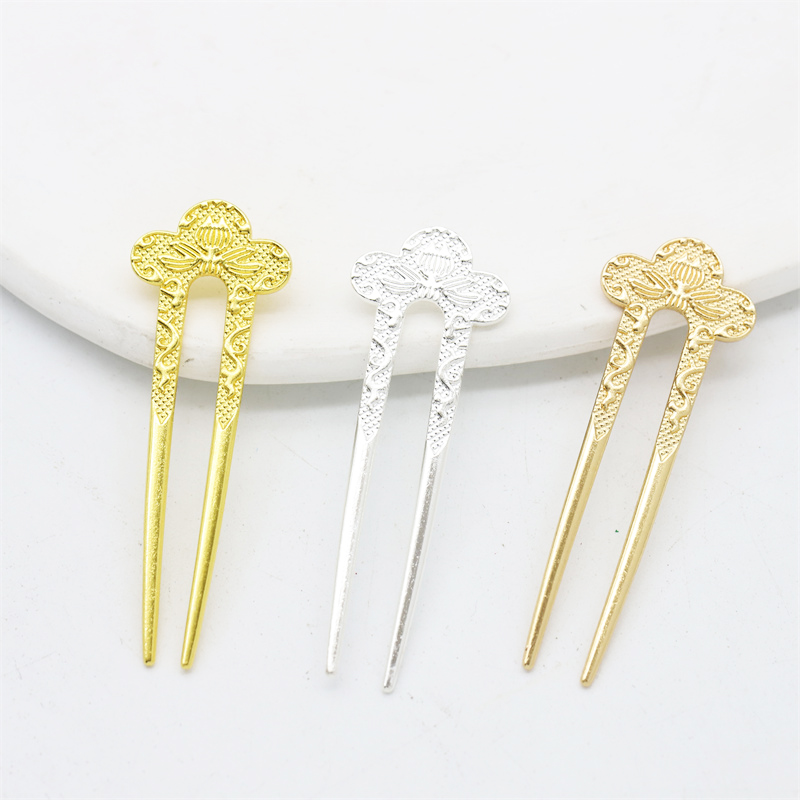 合金保色美人钗diy古风唐风发钗