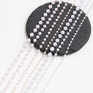 珍珠手工链diy耳环项链手链发簪流苏衣服花边装饰饰品配件