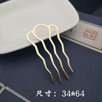 Электрофорез на четыре зуба среднего размера из чистой меди, золото KC, 1 шт.