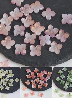50个琉璃13mm小号绣球花diy饰品配件古风发簪步摇玉簪花材料