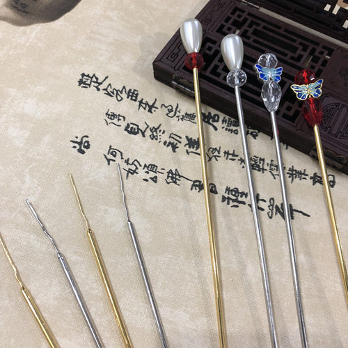diy古风发簪步摇神棍单个价