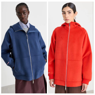 MaxMara studio意大利剪标店代购25秋冬羊毛拉链休闲外套LOVER