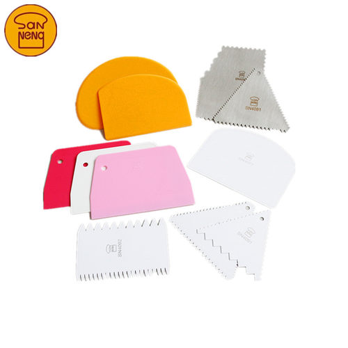 三能塑料刮板肠粉刮刀面齿形奶油