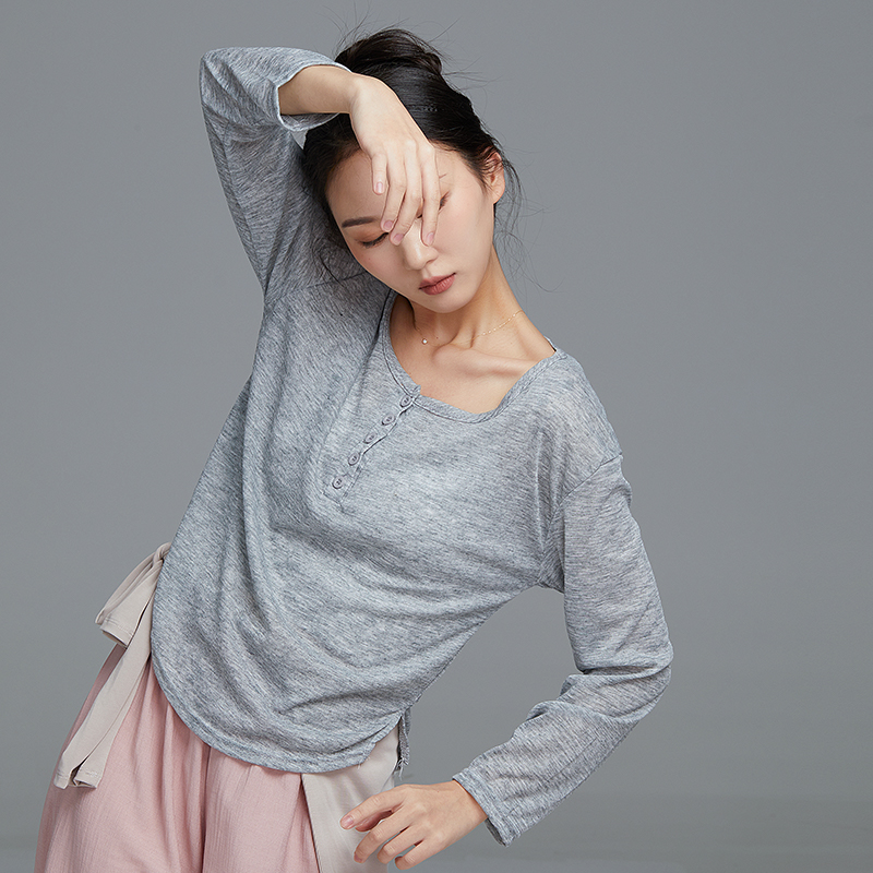 华丽独秀古典舞服上衣宽松罩衫