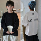 男童女童百搭打底长袖 新款 T恤儿童纯棉卫衣76359 26春装 牛哆哆童装