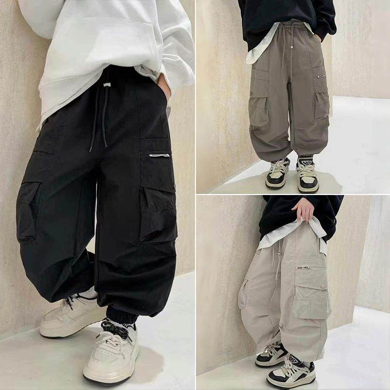 大E小e童装春夏新款男童女童大口袋束脚工装裤薄款裤子99632,童装/婴儿装/亲子装,裤子,淘宝优惠券,粉丝福利购,淘宝优惠卷