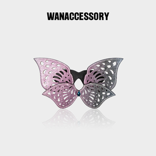 猫头鹰换脸面具眼睛包包配饰原创设计师 WANACCESSORY万蔻蝴蝶新款