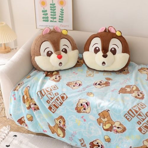 花栗鼠毛绒公仔靠垫靠背靠枕