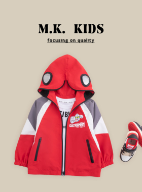 24年春秋冲锋外套奥特曼经典外套潮版休闲衫连帽外套连帽CA80224