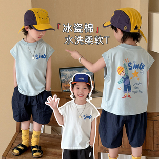 男童背心儿童装夏款无袖t恤夏季薄款夏装 BD26913