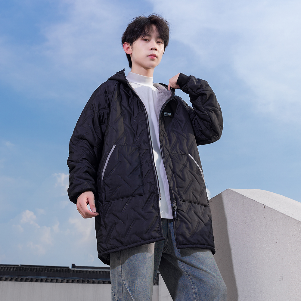 夹棉加厚长绒罩衣男女同款御寒保暖防风工作服防泼水围裙爆款时尚