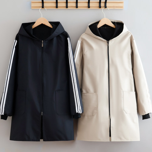 谦溢时尚防水长袖罩衣