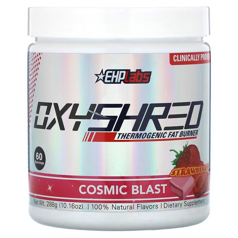 美国EHPlabs Oxyshred运动健身乙酰左旋肉碱盐酸盐生热脂肪消耗剂