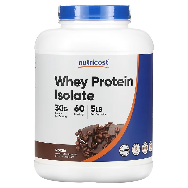 美国Nutricost运动健身锻炼分离乳清蛋白瘦人增肌口感好易吸收5磅图片