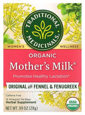 美国Traditional Medicinals原初茴香胡芦巴泌乳健康女性健康16包