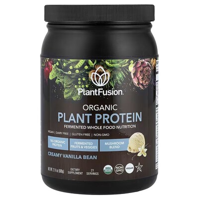 PlantFusion天然植物蛋白质粉增强体质修复肌肉强度609g不含麸质