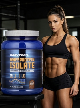 美国BodyTech 运动健身锻炼分离乳清蛋白易吸收锻炼肌肉增肌680克