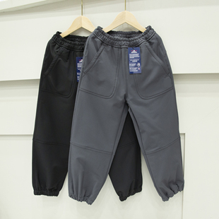 压轴牛货!最正的!男童女童三防软壳轻量级加绒款束脚速干裤