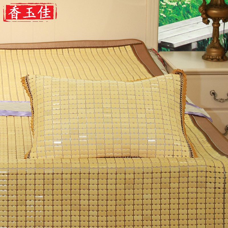 凉爽竹席枕套香玉佳竹小枕头夏季图片