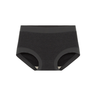 HENNY RUE亨尼露女士泡芙暖暖磨毛螺纹无痕高弹平角内裤