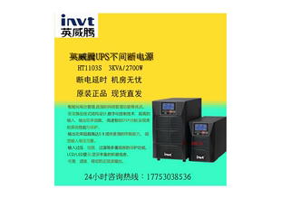 英威腾 3KVA2700W高频在线UPS电源 HT1103L 电脑断电延时全新 包邮