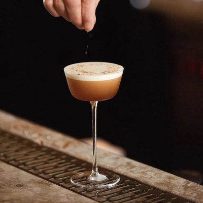 日式无铅水晶专业调酒师140ml高脚鸡尾酒杯马天尼特调酒杯咖啡杯