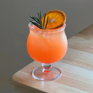 高颜值灯笼鸡尾酒杯微醺果酒杯白兰地杯红酒杯高脚杯玻璃杯冷饮杯