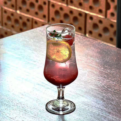 苏打气泡水杯高颜值鸡尾酒杯