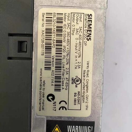 变频器6SL3210-1KE11-8AP06SL3210-1KE12-3AP06SL3210-1KE13-2AP0