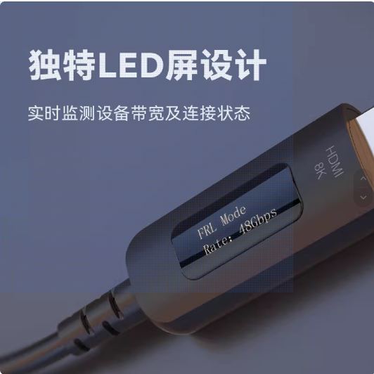FIBBR/菲伯尔 PRO3 系列HDMI2.1家用4K 8K超高清3D数据高清光纤线