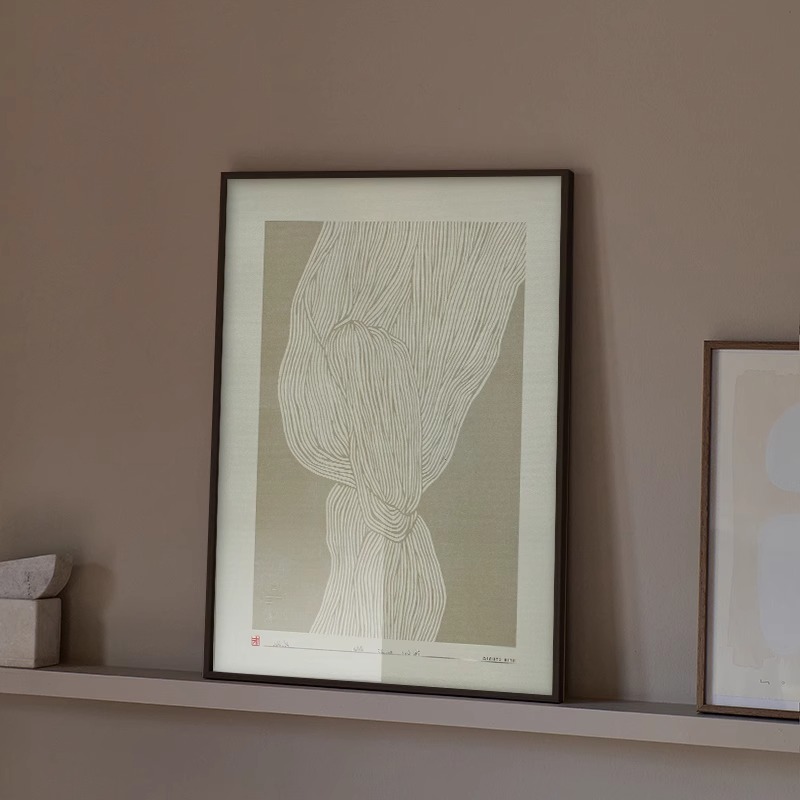 丹麦进口Hein Studio抽象艺术画客厅卧室挂画小众 过道装饰壁画