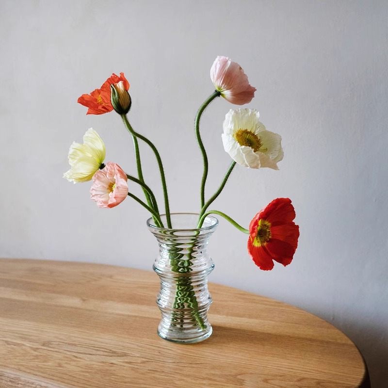 丹麦进口Hein Studio玻璃花瓶透明烛台氛围感北欧浪漫家居摆件