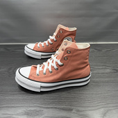 蜜桃粉百搭高帮休闲大童帆布鞋 CONVERSE匡威All Star经典 A11977C