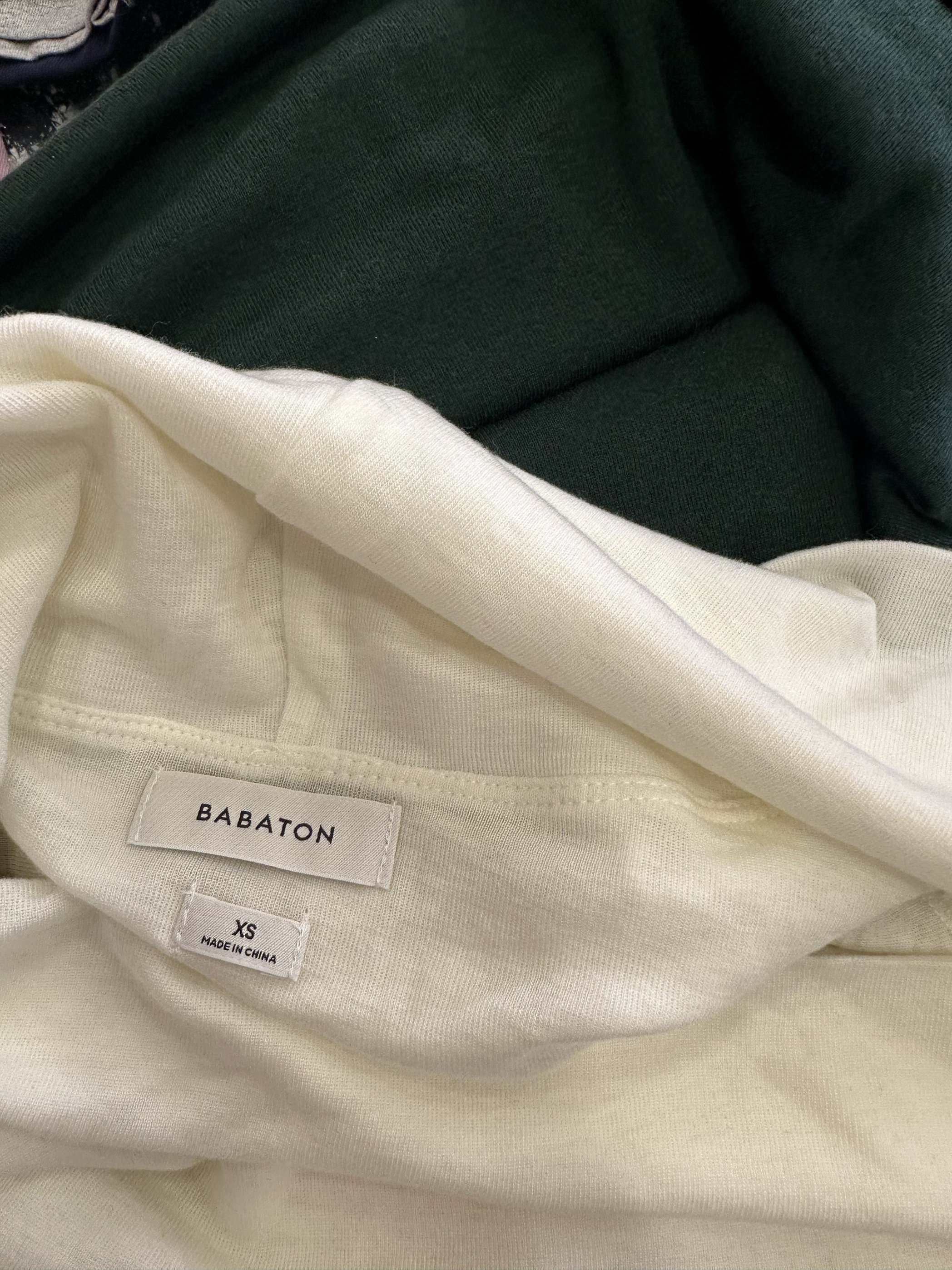 thumbnail for babaton tail goods shear, straight neck, wool off-the-shoulder, long-sleeved undershirt, women's autumn and winter, slim and thin, inner wear