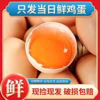 新鮮土雞蛋12枚整箱農(nóng)家雜糧喂養(yǎng)