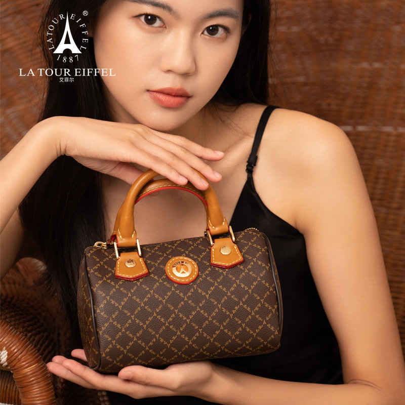 艾菲尔波士顿枕头包女斜挎包夏季新款时尚单肩女包手提包气质简约