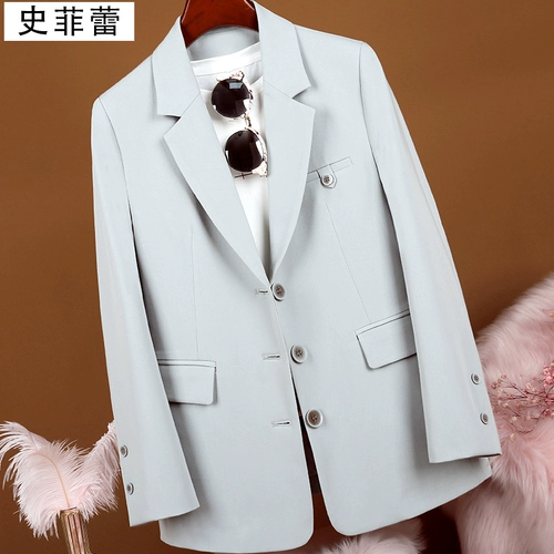 Весенний демисезонный пиджак классического кроя для отдыха, сексуальная куртка, 2023, изысканный стиль, подходит для подростков