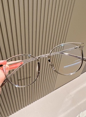 超轻日系TR90近视眼镜女款可配有度数素颜神器圆框眼睛框2994