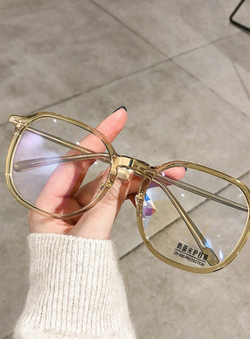 方圆脸福音！网红款近视眼镜女显瘦可配度数文艺韩版32057
