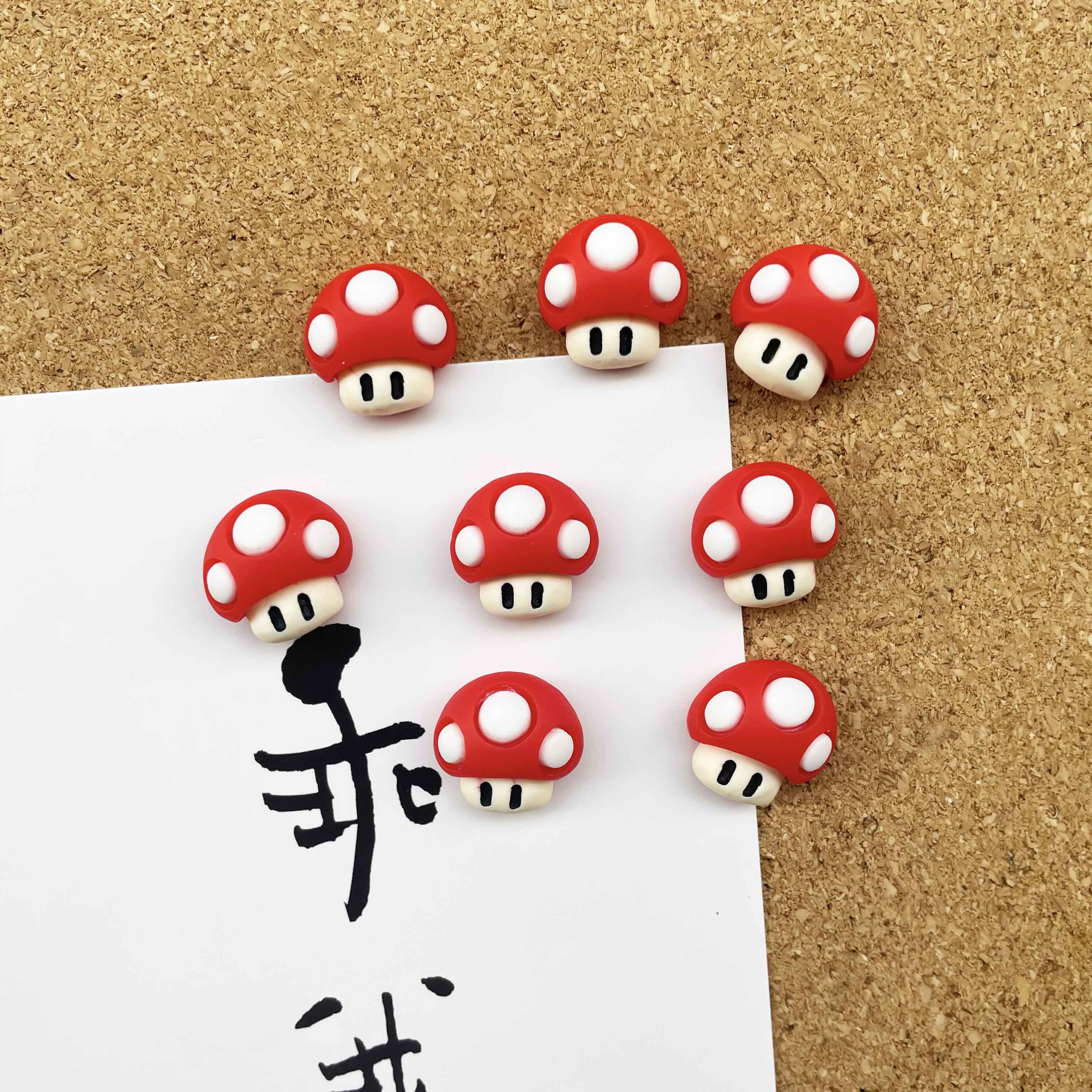 10个装ins小蘑菇造型图钉
