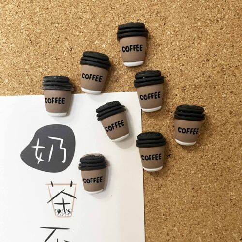 8个装ins咖啡杯造型图钉