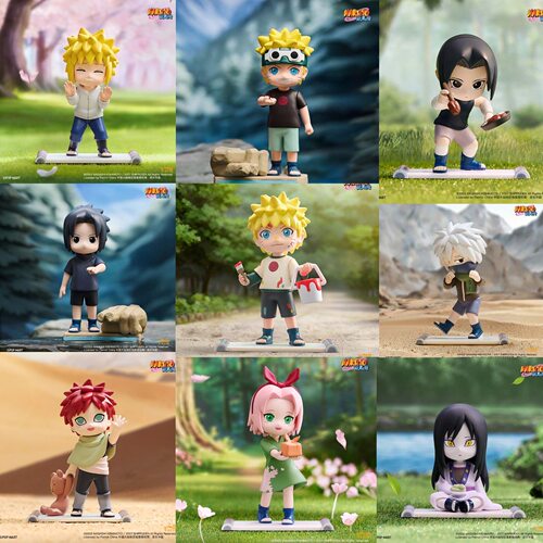 泡泡玛特火影忍者疾风传童年系列火影手办盲盒潮玩摆件鸣人佐助