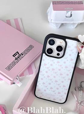 ins玫瑰碎花适用Pura80/70pro华为mate60/50/40/30pro手机壳p60pro少女心nova12/11/10玻璃p50p40荣耀200/100