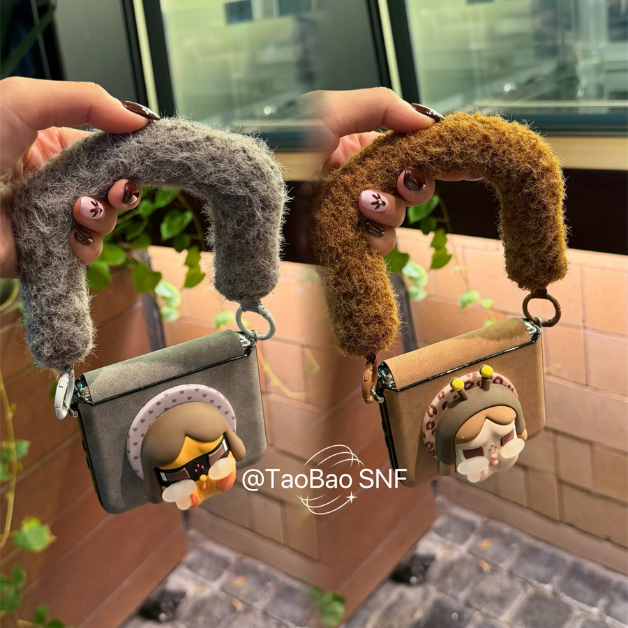 ins可爱哭娃磁吸支架适用Pura X华为Pocket2手机壳小米MIXFlip2折叠FindN3Flip三星Zflip7/6/5novaS荣耀VFlp2