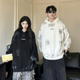 FTR 欧美潮流英文印花hiphop嘻哈宽松连帽套头不加绒卫衣情侣男女